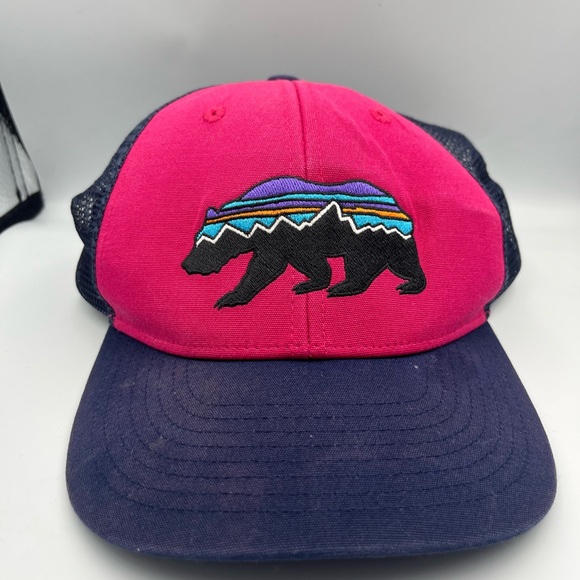 Patagonia Bear Logo Trucker Hat | Snapback - Picture 4 of 12